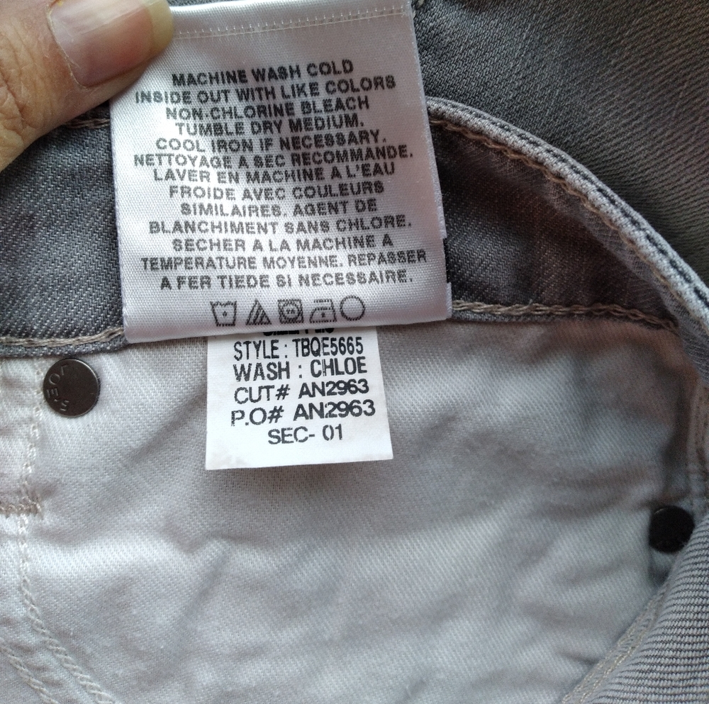 Joe's Jeans Socialite Kicker cropped jeans, size 26 - Picture 8 of 8